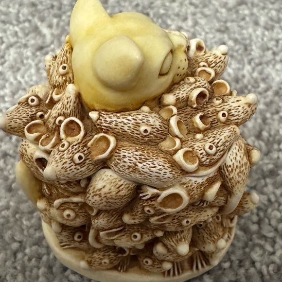 1994 Harmony Kingdom Cat and Mice Trinket Box - Picture 5 of 7